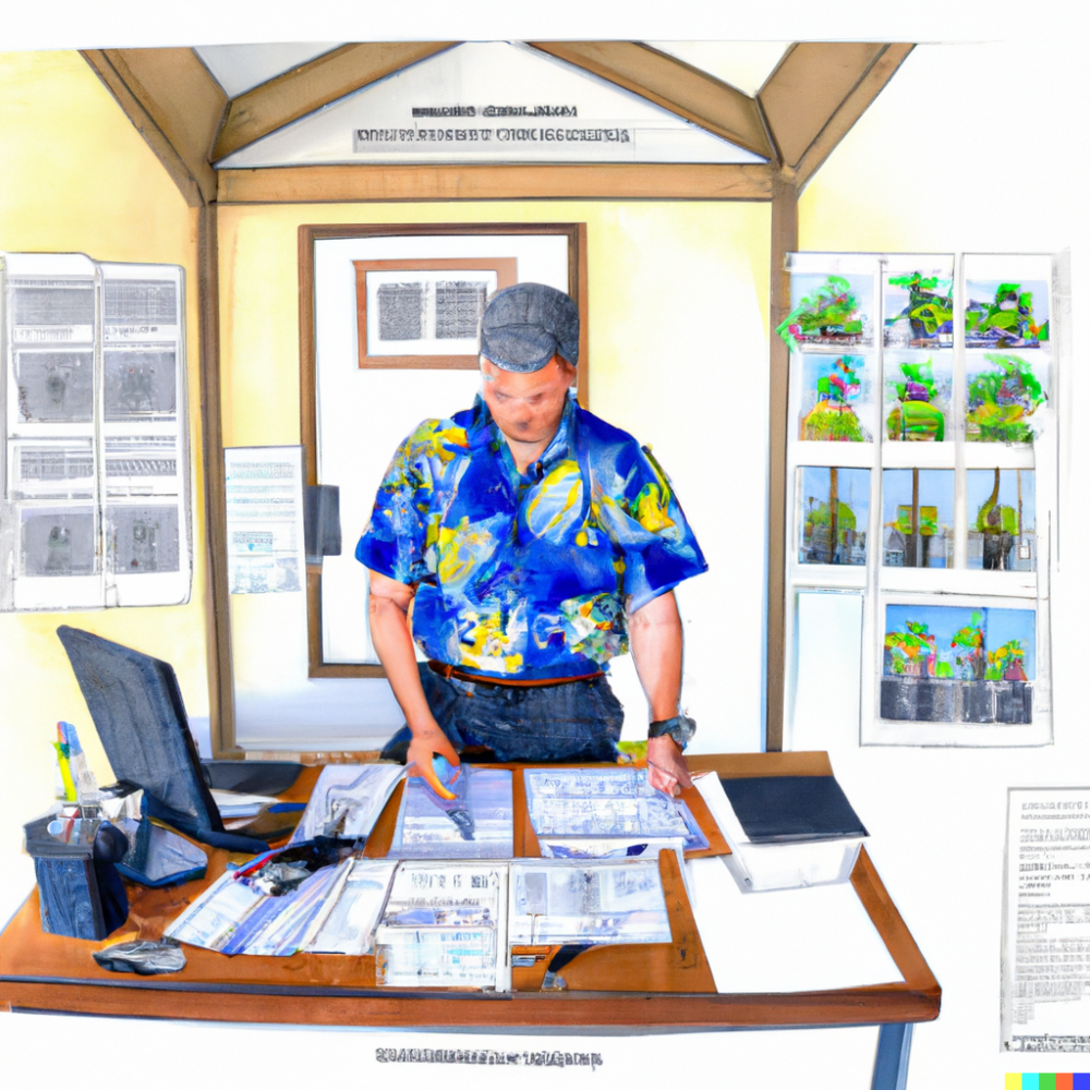 An architect perusing CSI MasterFormat specs at his desk.