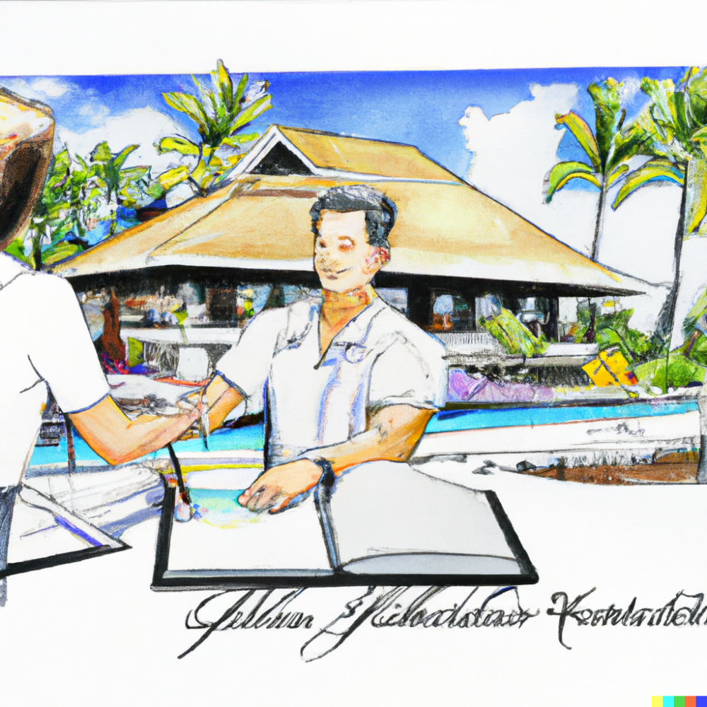 Hawaii Architect and client beginning their Owner-Architect Partnership.