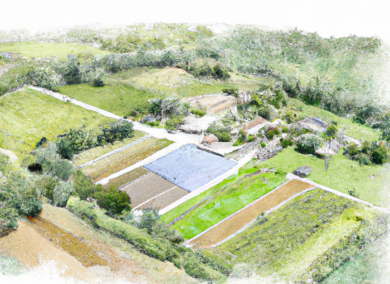 Sustainable living farm homestead